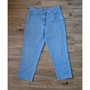 Vintage Roughrider Womens High Waisted Tapered Denim Jeans 13/14 Retro Mom Jeans